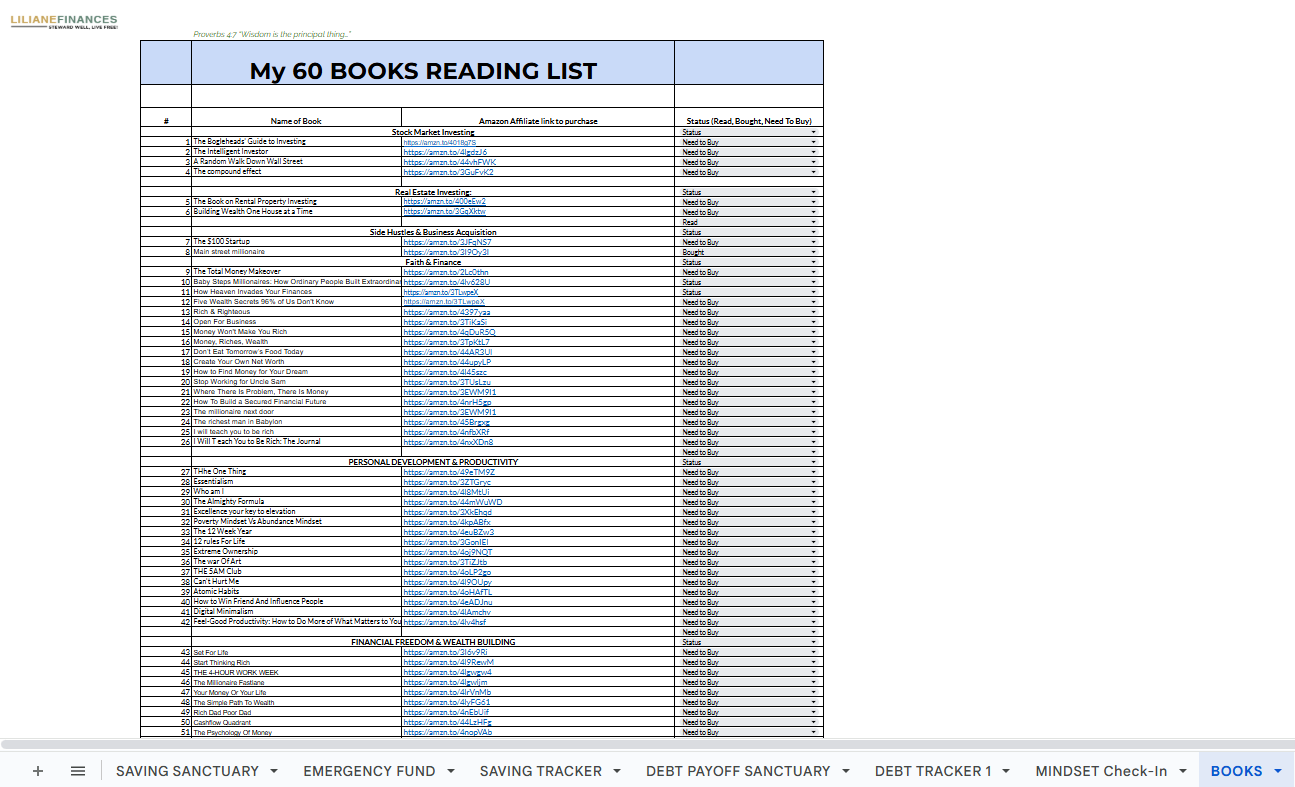THE STEWARD SHEET - STEWARDSHIP BUDGETING TOOL All-in-1 - Image 13