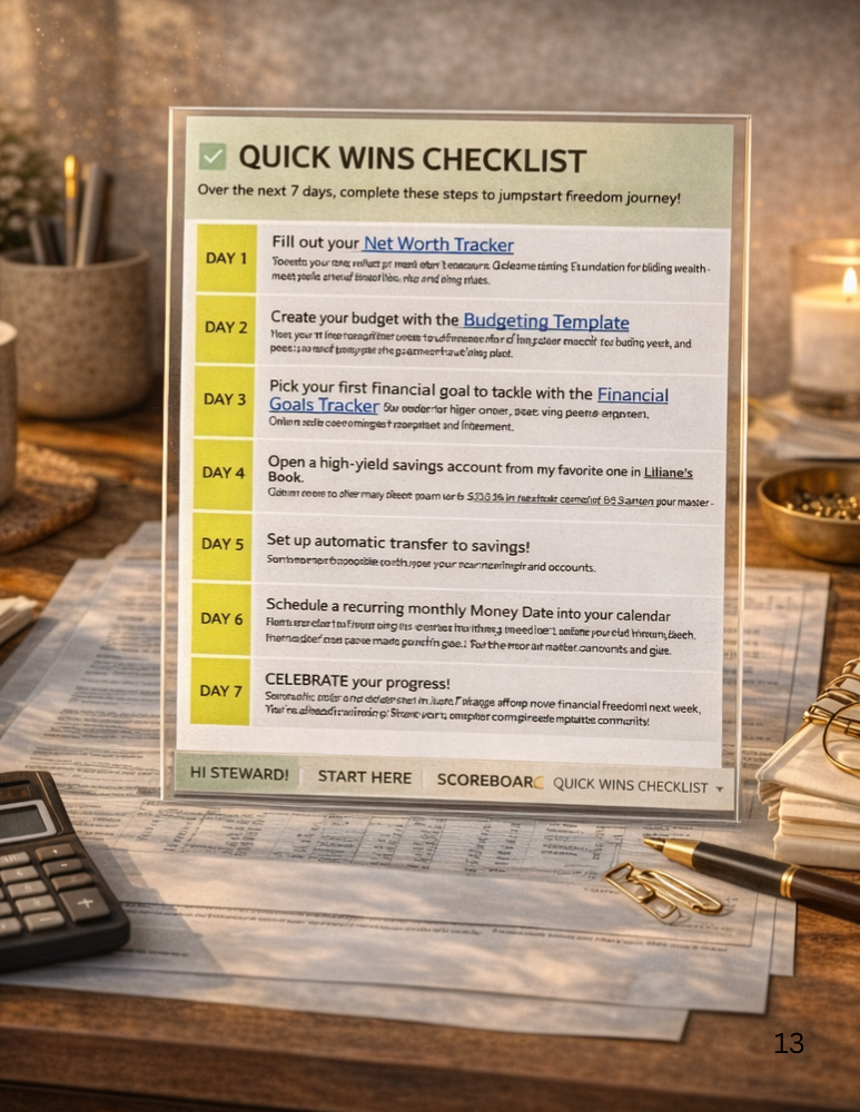 The Steward Sheet - You All-In-One Financial Stewardship Planner - Image 7