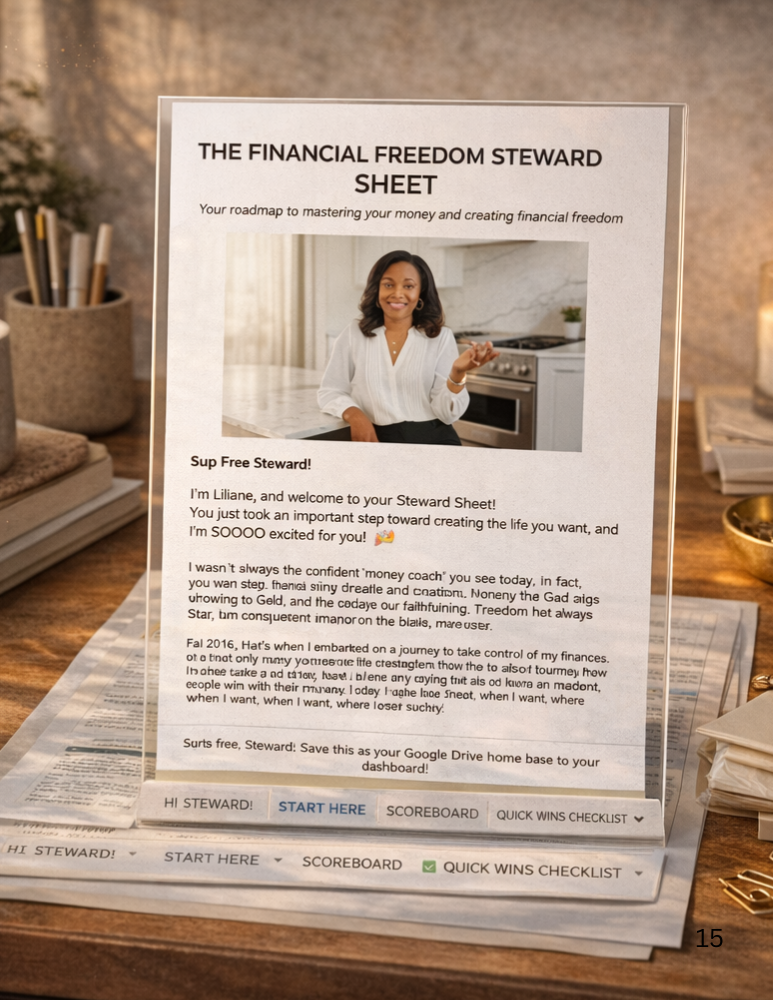 The Steward Sheet - You All-In-One Financial Stewardship Planner - Image 3