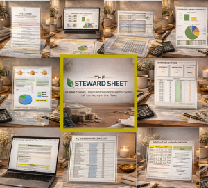 The Steward Sheet - You All-In-One Financial Stewardship Planner